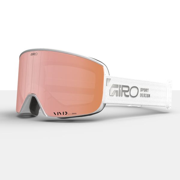 Giro Axis Snow Goggles Vivid Rose Gold Vivid Infrared Stacked White Silver