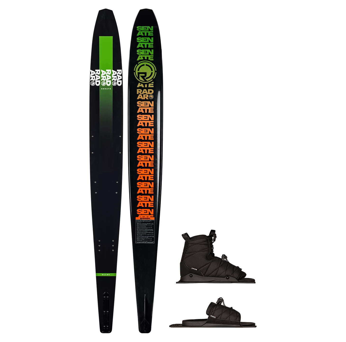 Radar Senate Alloy Waterski With Prime XL and ARTP Binding