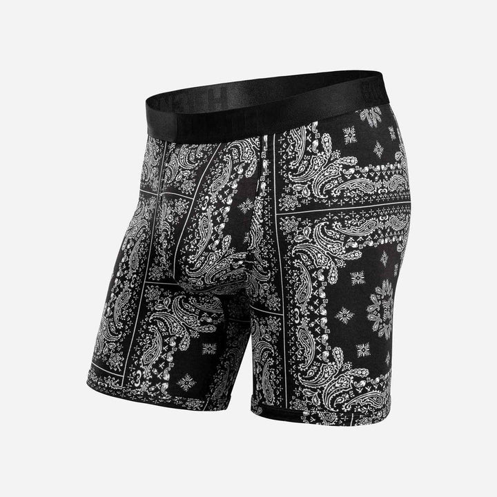 Bn3th Mens Classic Print Boxer Briefs Small Bandana Black
