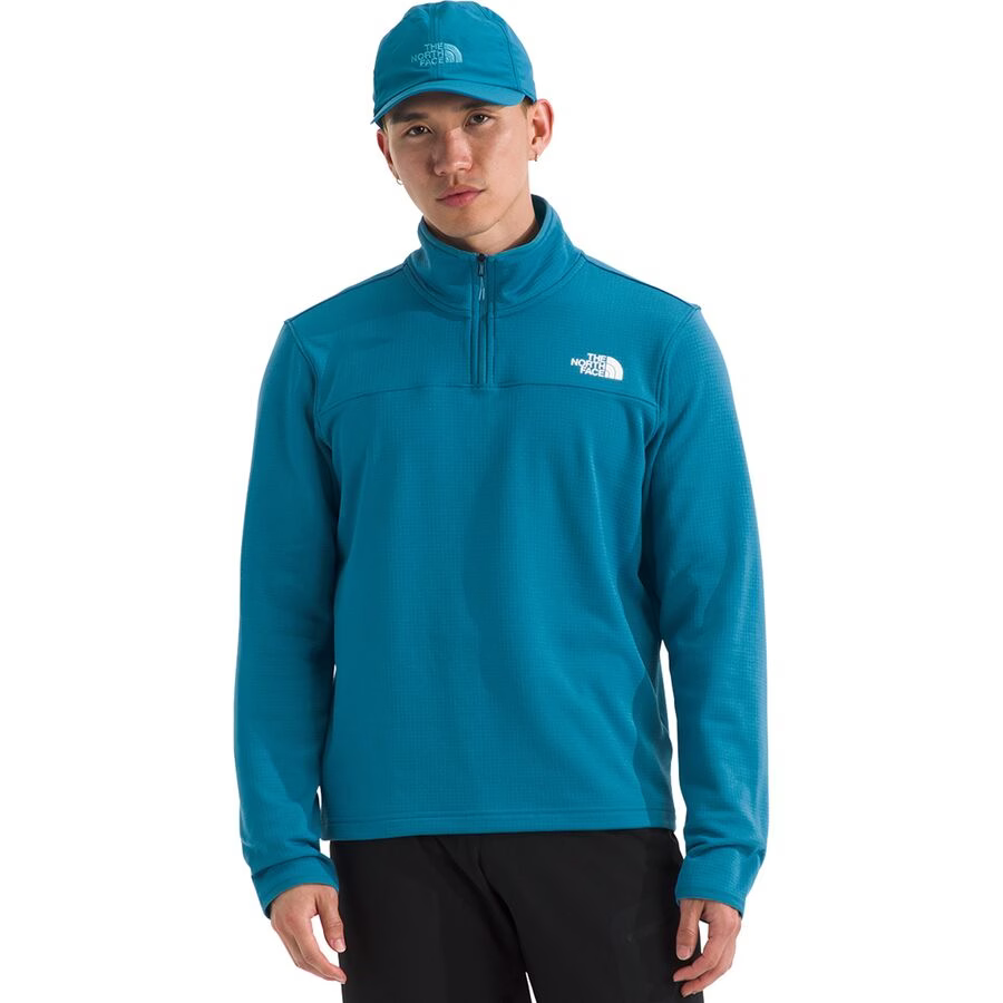 TNF Mens Cedar Trail Grid Fleece 1/4 Zip