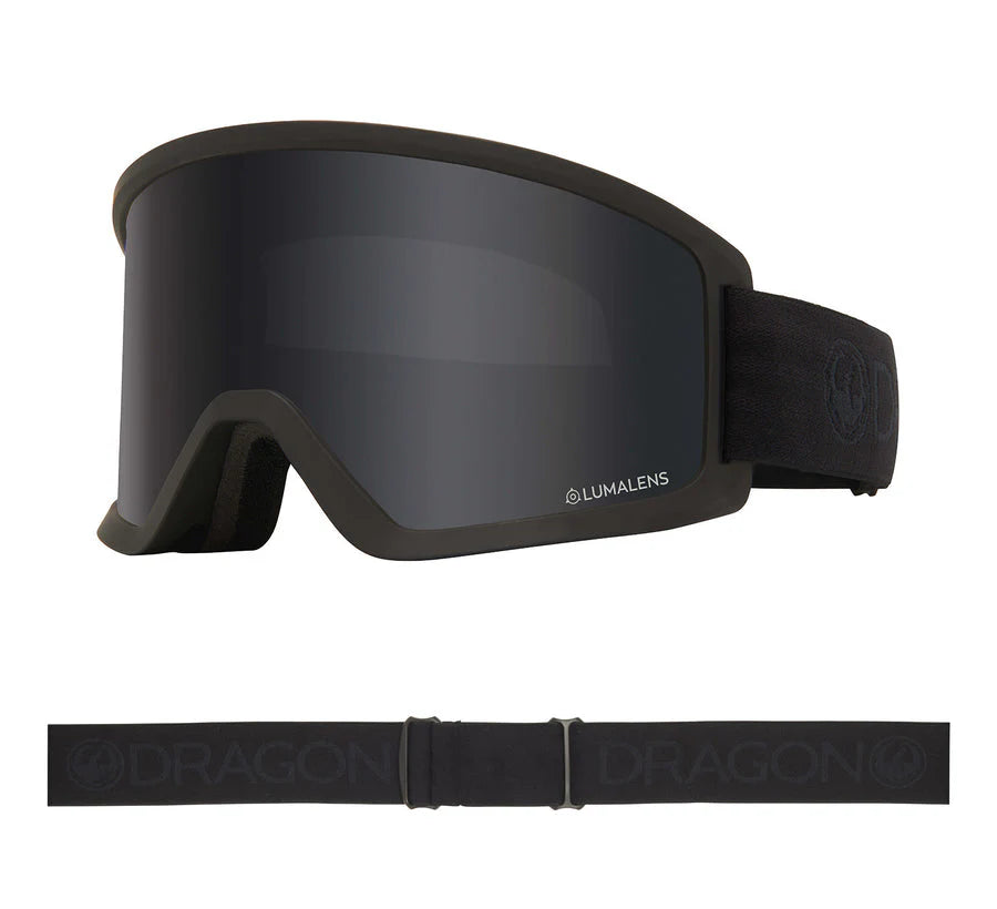 Dragon DX3 OTG (LB) Snow Goggle LL Dark Smoke Blackout