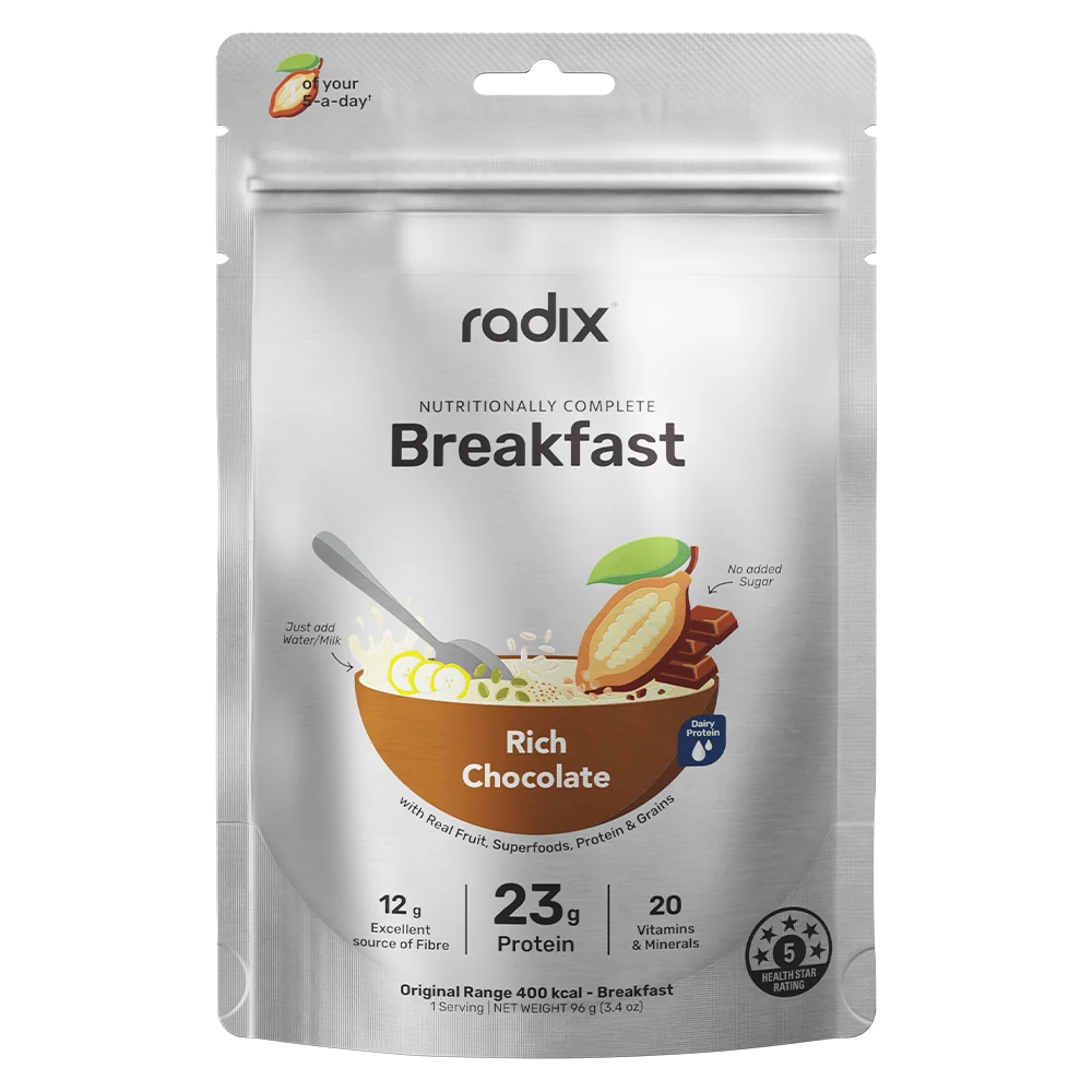 Radix ORIGINAL Whey Breakfast 96g Rich Chocolate