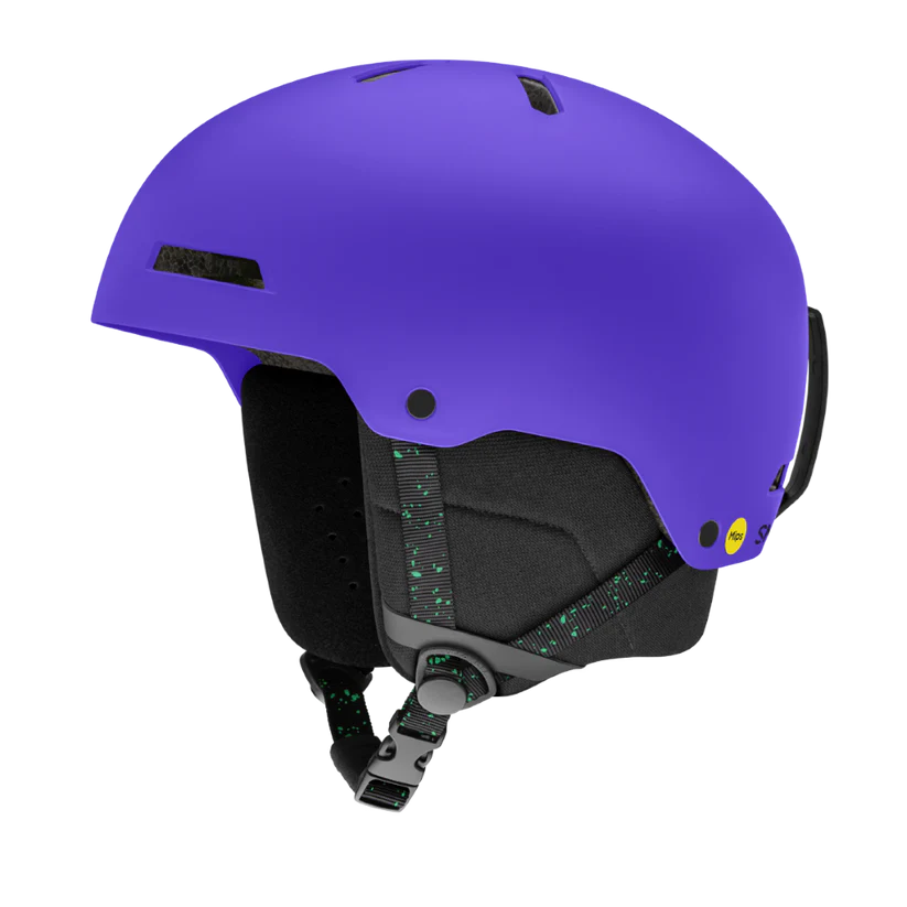 Smith Rodeo MIPS Round Contour Fit Snow Helmet Matte Ultraviolet