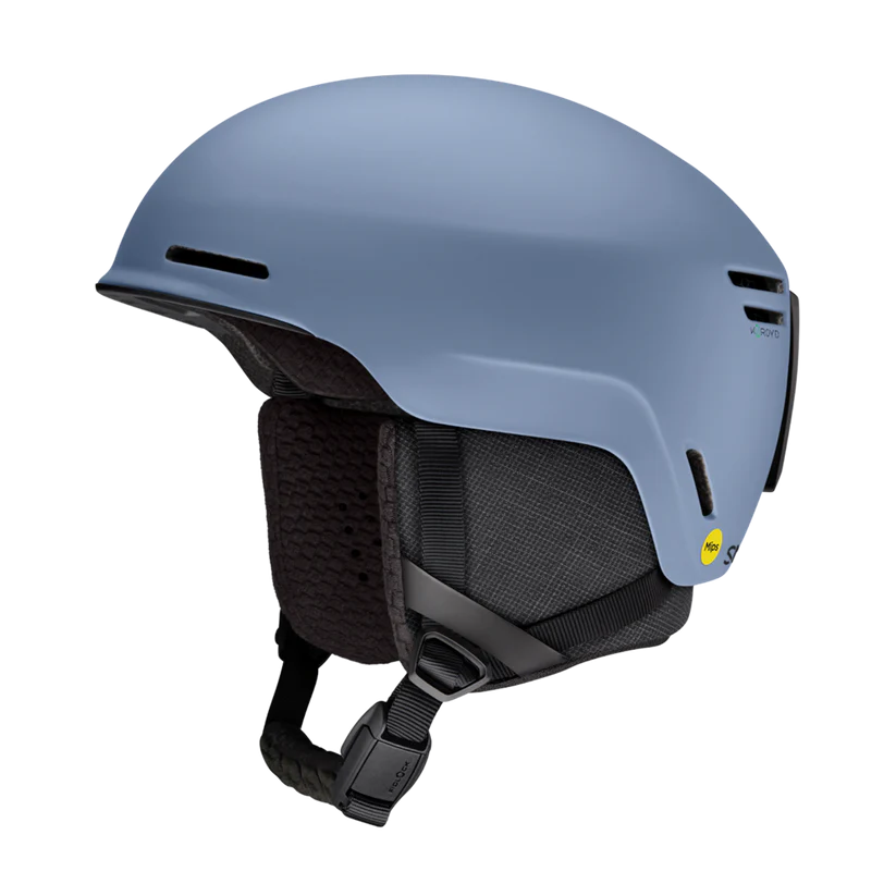 Smith Method Pro MIPS Round Contour Fit Snow Helmet Matte Granite Blue
