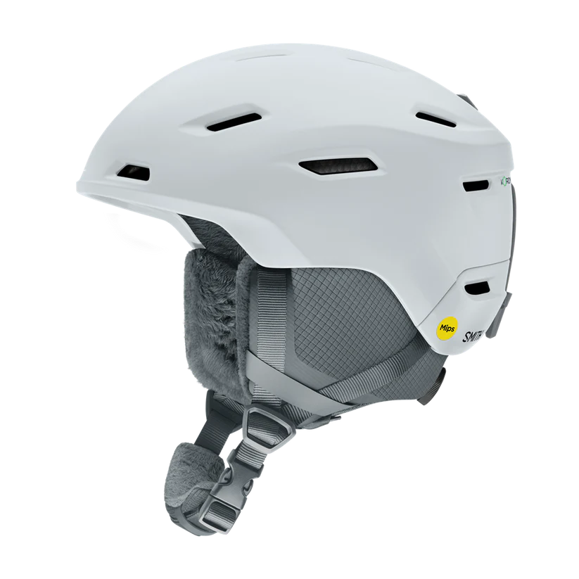 Smith Descend MIPS Round Contour Fit Snow Helmet Matte White