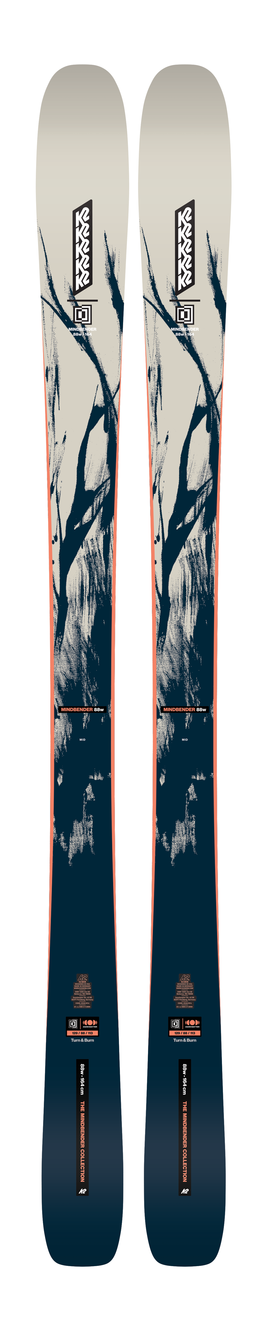 K2 Womens Mindbender 88 Ski