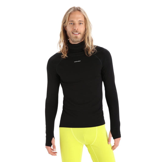 Icebreaker Mens Merinofine LS Roll Neck