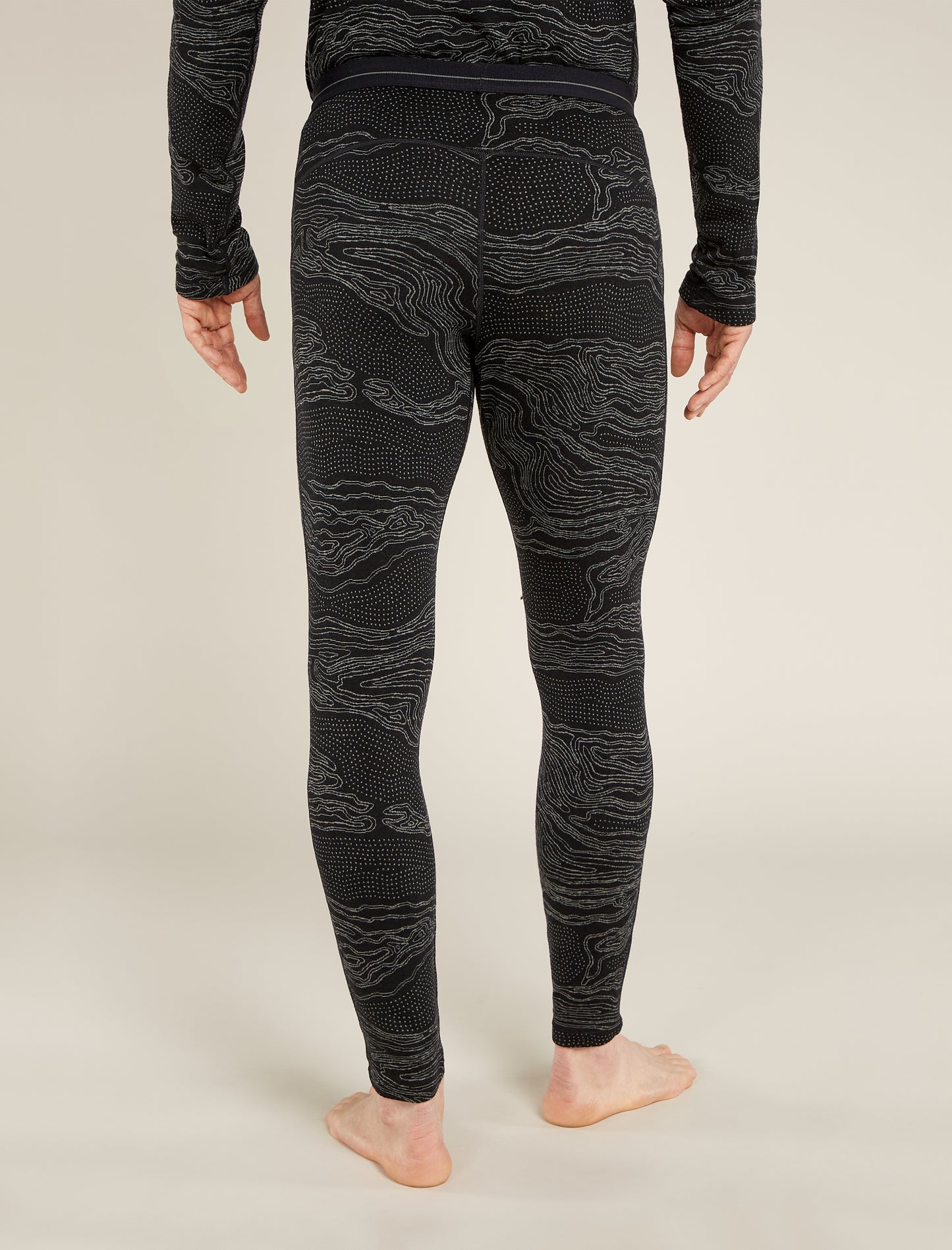 Icebreaker Mens 260 Vertex Leggings Snow Guide