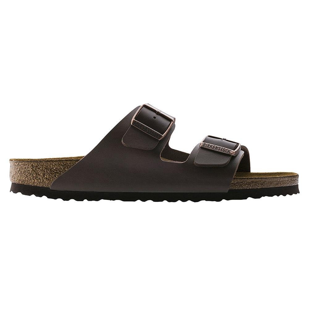 Birkenstock ARIZONA Birko Flor Dark Brown Narrow Width