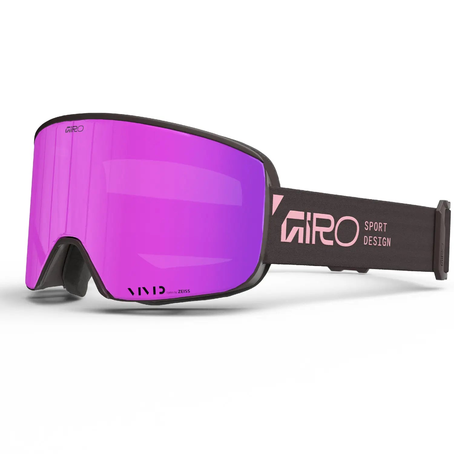 Giro Axis Snow Goggles Vivid Pink Vivid Infrared Stacked Canyon Clay Petal