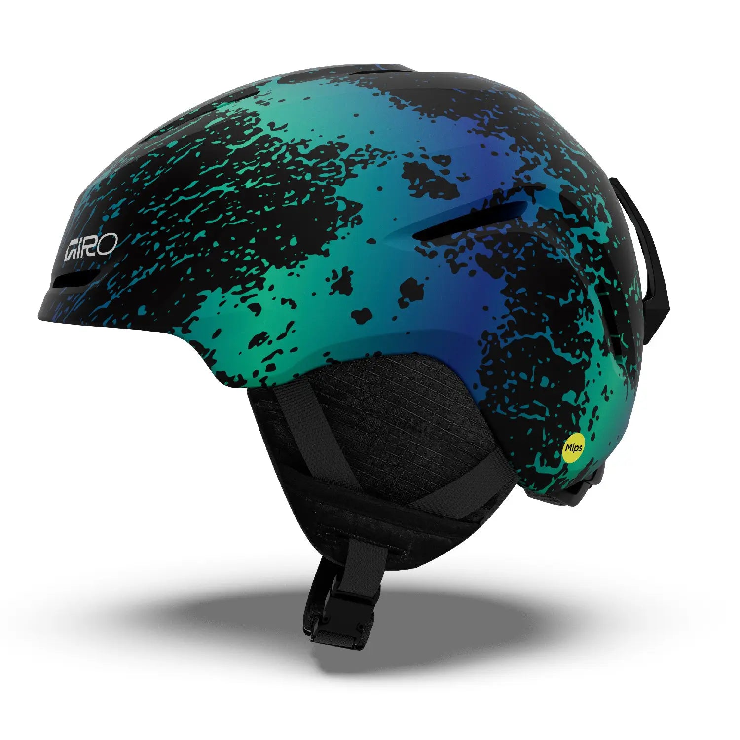 Giro Spur Mips Snow Helmets Matte Blue Green Surge