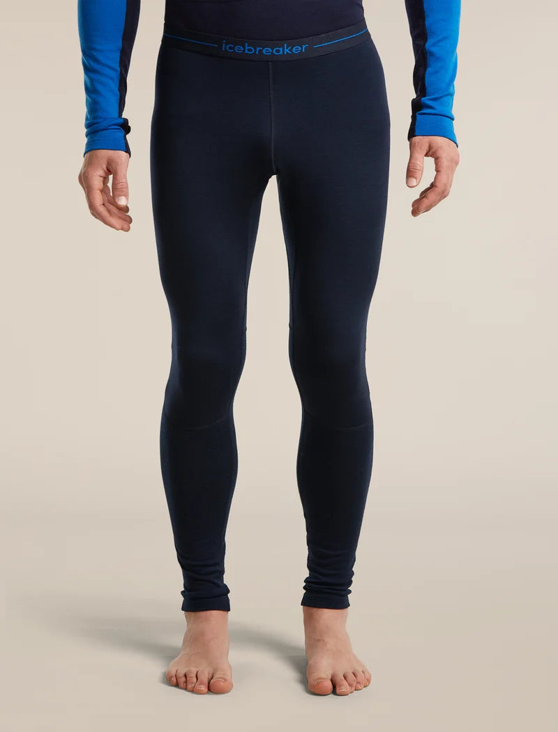 Icebreaker Mens Merino 260 ZoneKnit Leggings Midnight Navy