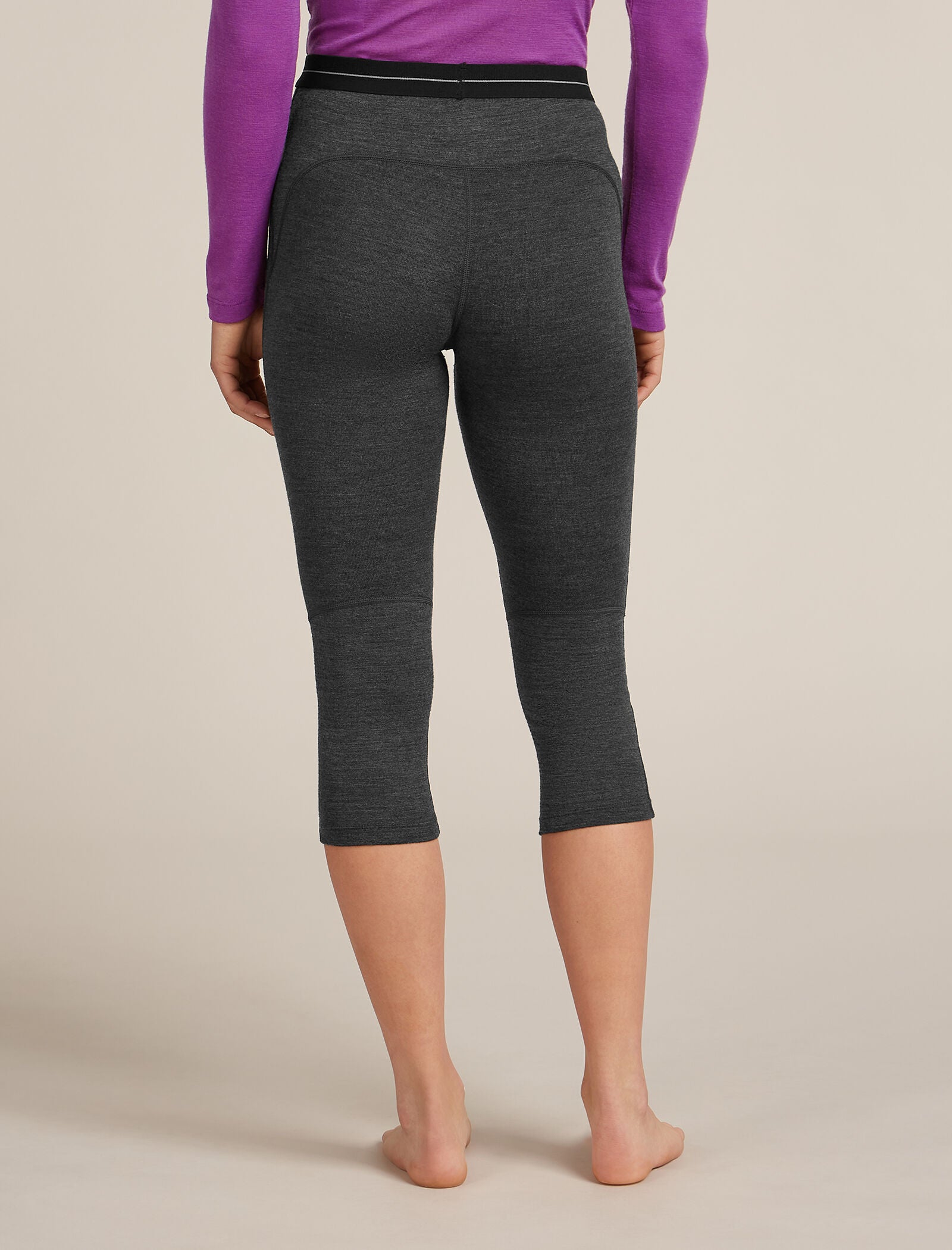 Icebreaker Womens Merino 260 ZoneKnit 3/4 Leggings