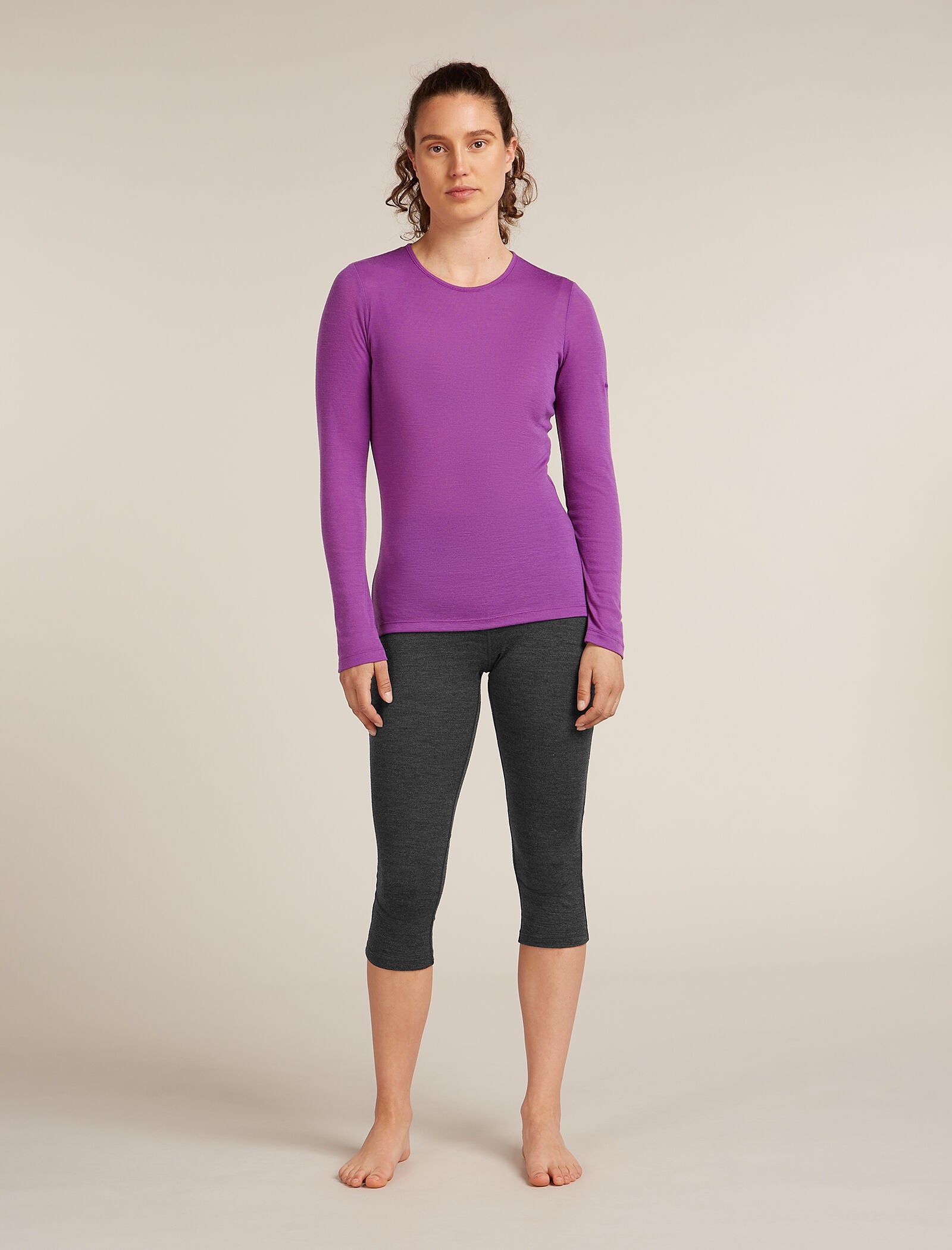 Icebreaker Womens Merino 260 ZoneKnit 3/4 Leggings
