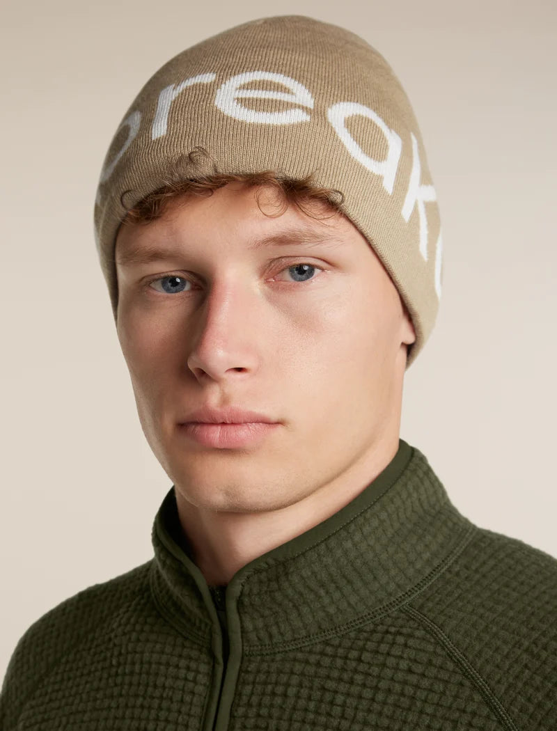 Icebreaker Merino icebreaker Beanie One Size Cumin Ecru Heather