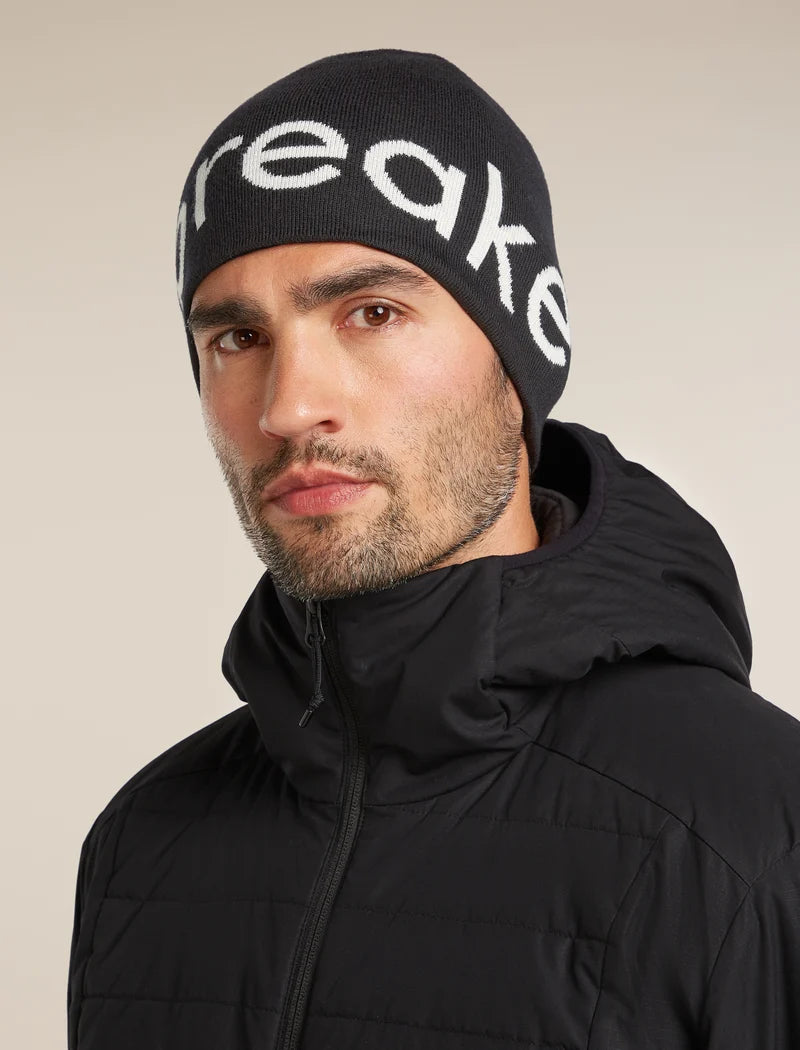 Icebreaker Merino icebreaker Beanie One Size BLACK ECRU HTHR
