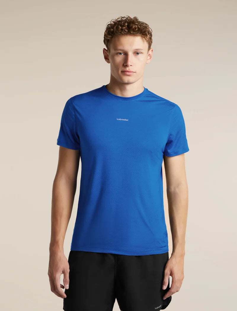 Icebreaker Mens Merino Blend 125 Cool-Lite Speed SS Tee Lazurite