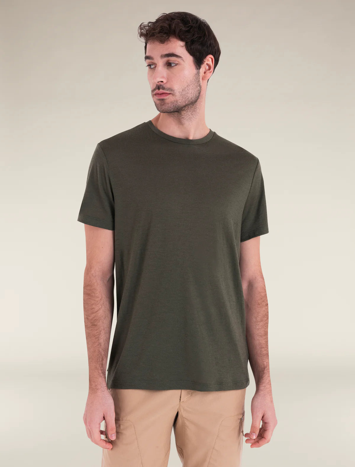 Icebreaker Mens Merino 150 Tech Lite SS Tee Dk Loden