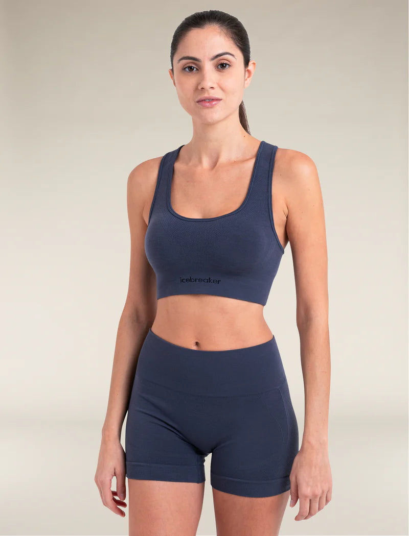 Icebreaker Womens Merino Blend 260 Zoneknit Seamless Bra