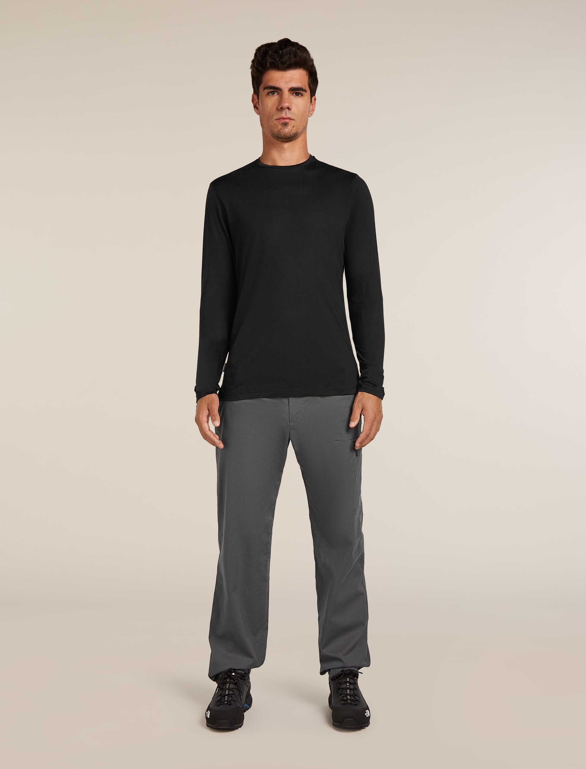 Icebreaker Mens Merino Blend 125 Cool-Lite Sphere LS Tee
