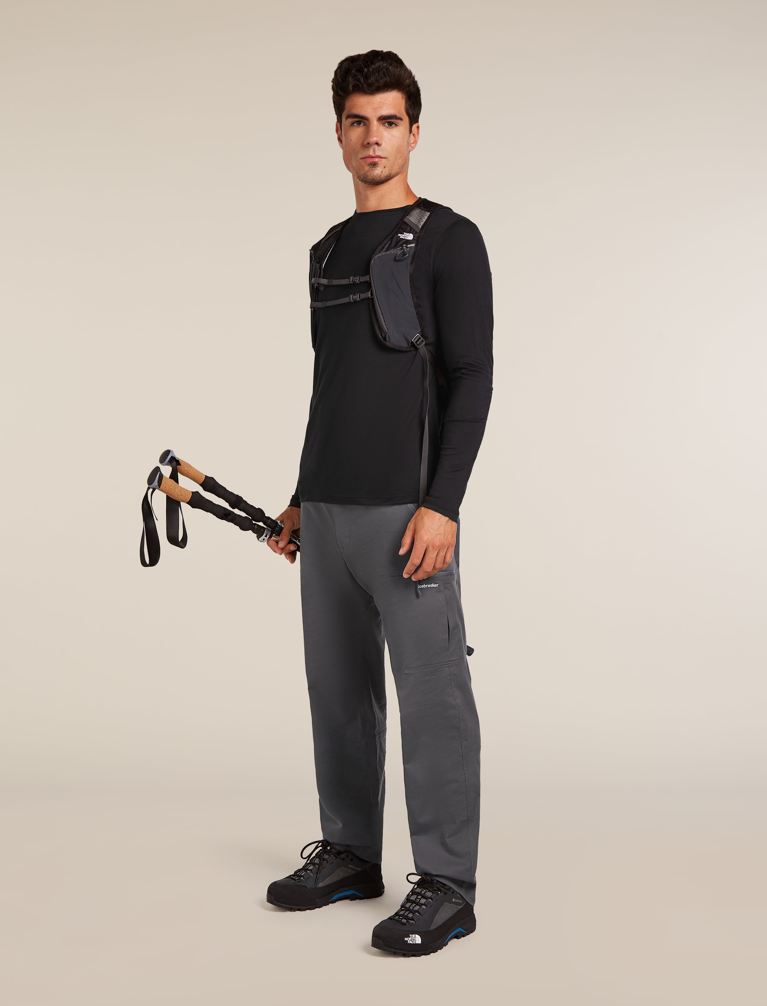Icebreaker Mens Merino Blend 125 Cool-Lite Sphere LS Tee