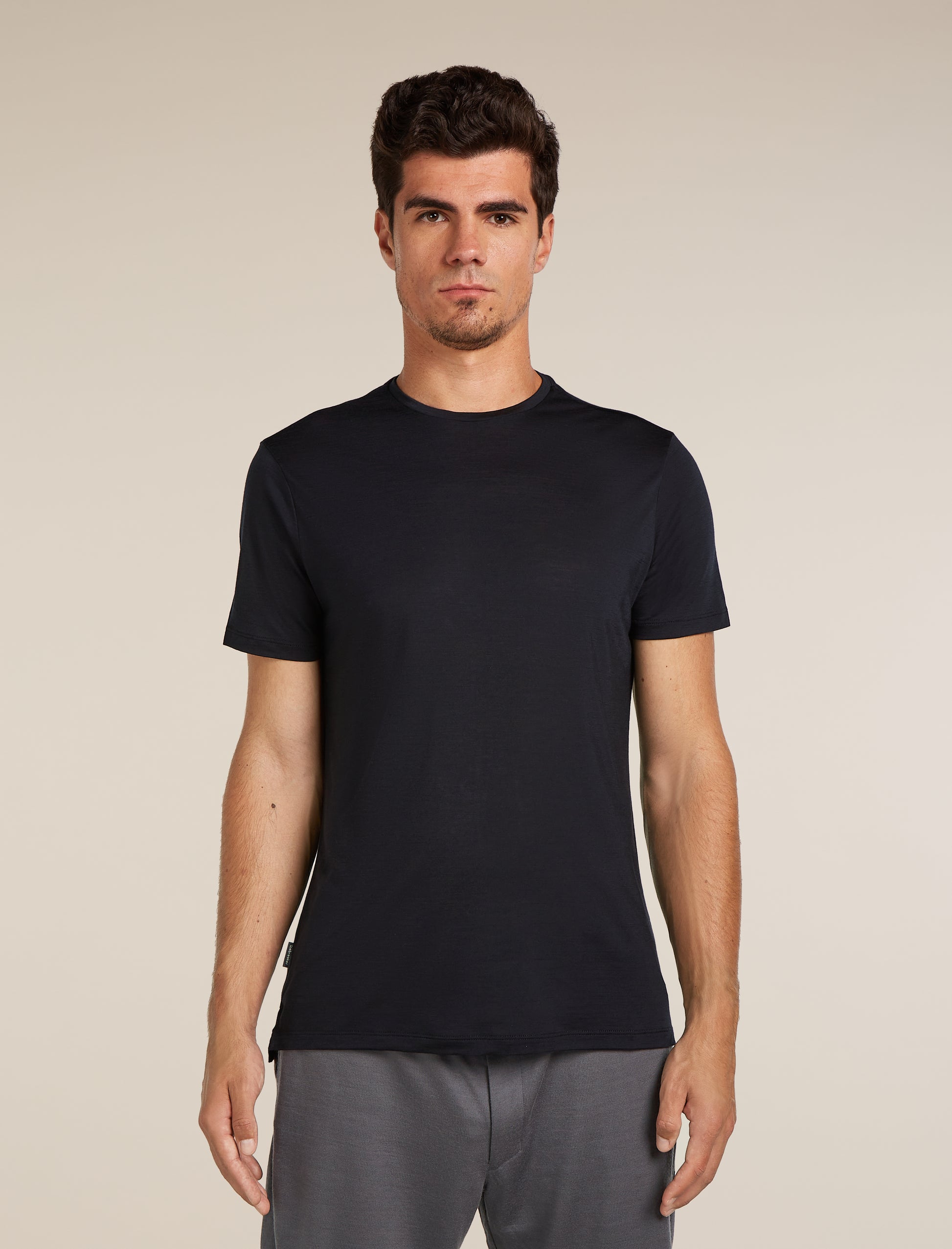 Icebreaker Mens Merino Blend 125 Cool-Lite Sphere SS Tee Black