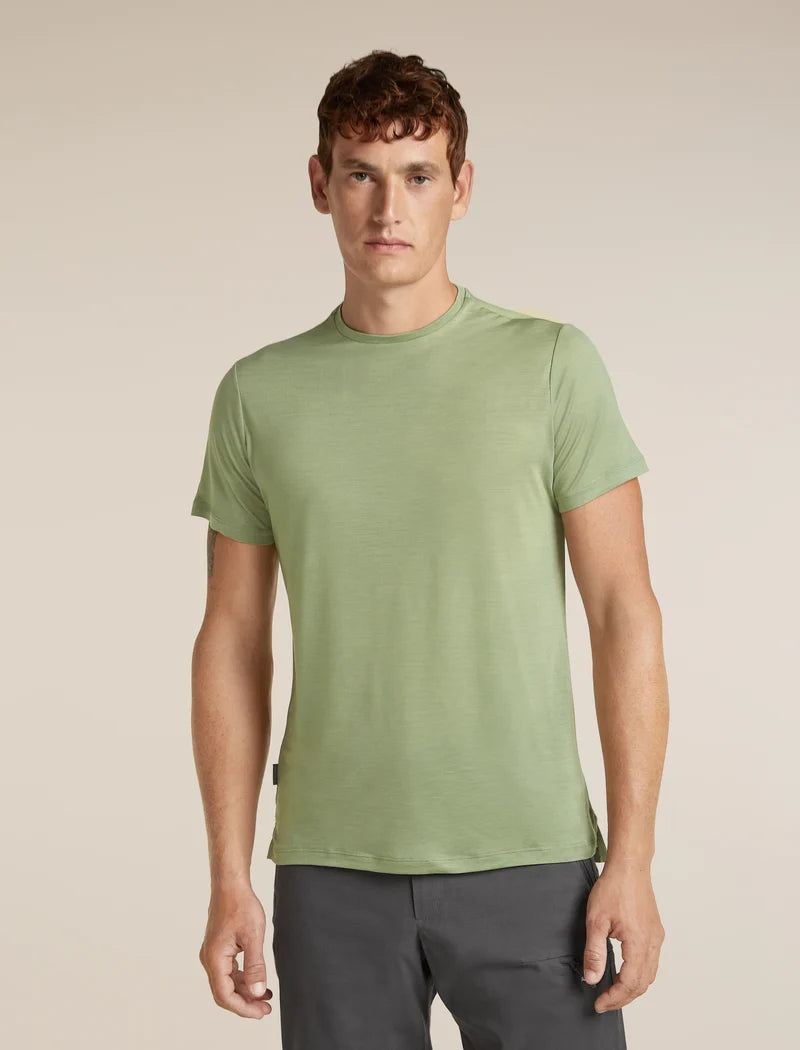 Icebreaker Mens Merino Blend 125 Cool-Lite Sphere SS Tee LICHEN