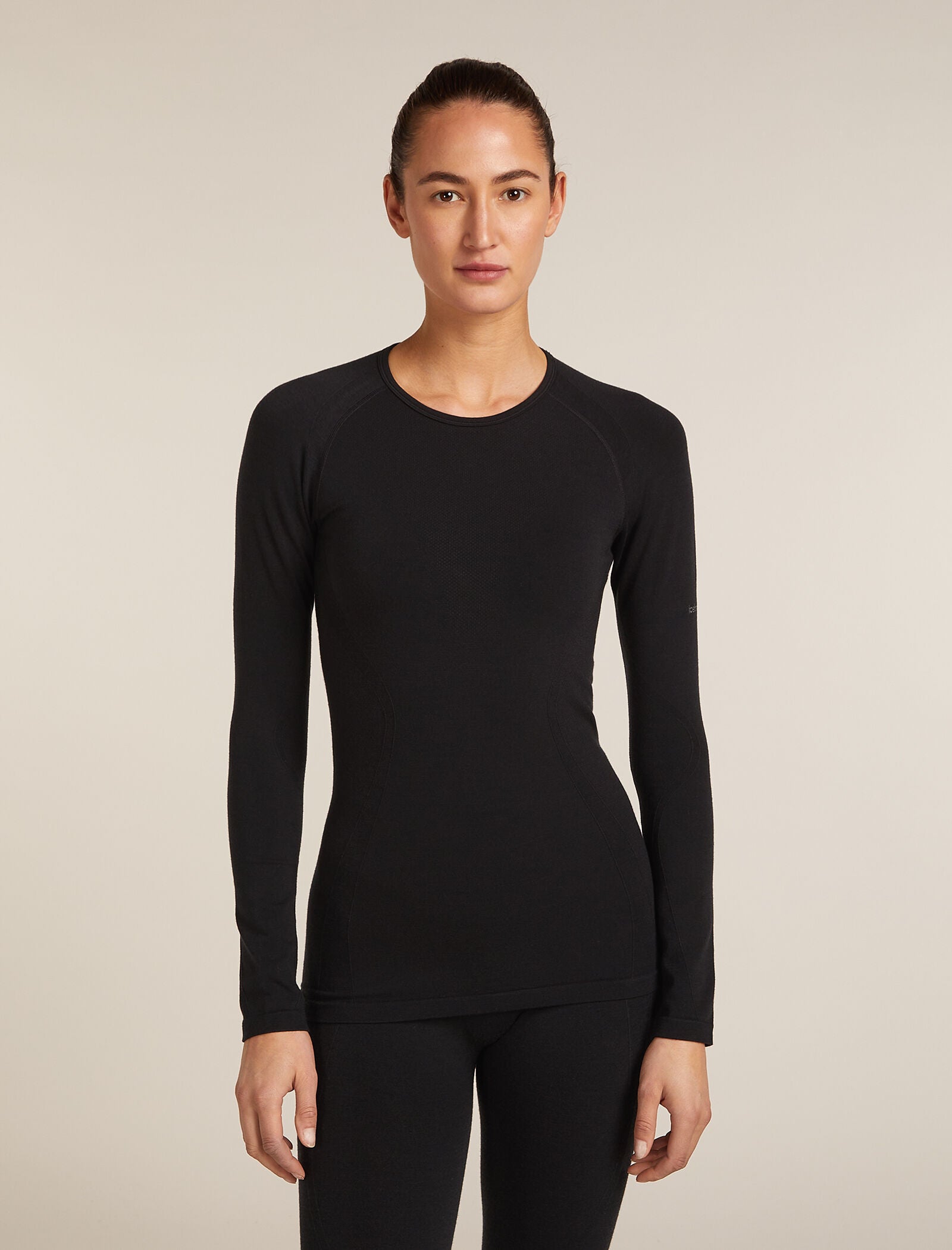 Icebreaker Womens Merino Blend 260 ZoneKnit Seamless Long Sleeve Crewe