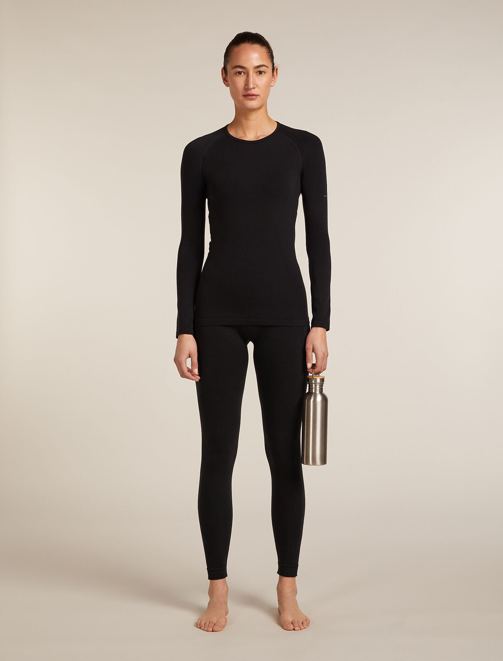 Icebreaker Womens Merino Blend 260 ZoneKnit Seamless Long Sleeve Crewe