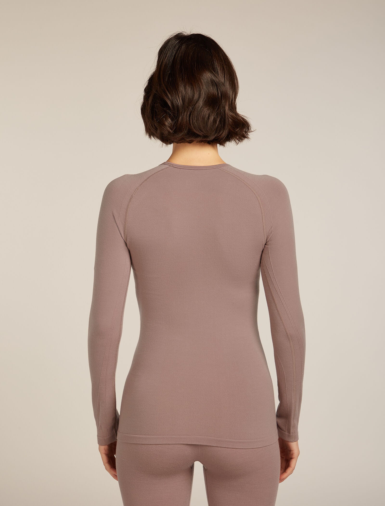 Icebreaker Womens Merino Blend 260 ZoneKnit Seamless Long Sleeve Crewe