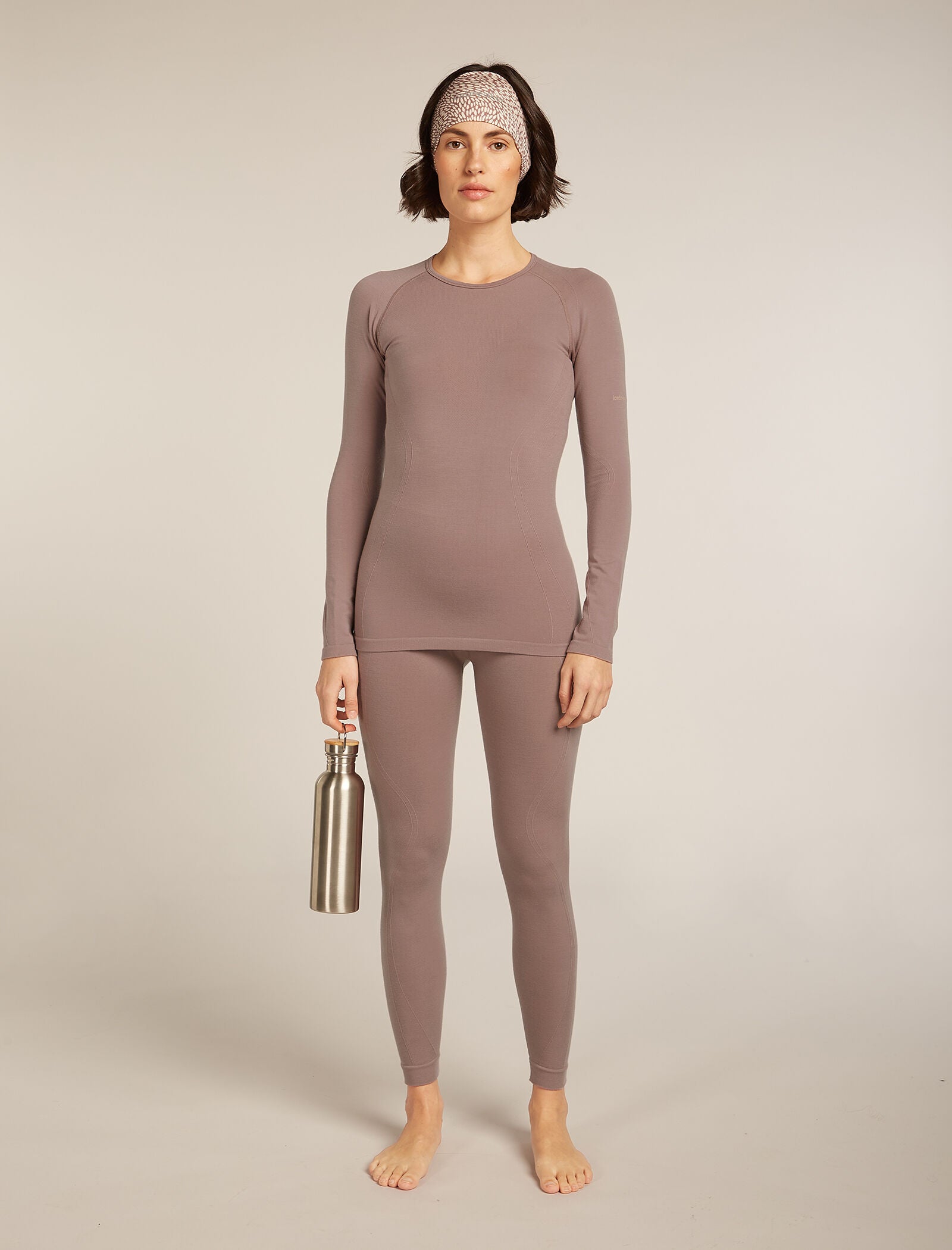 Icebreaker Womens Merino Blend 260 ZoneKnit Seamless Long Sleeve Crewe