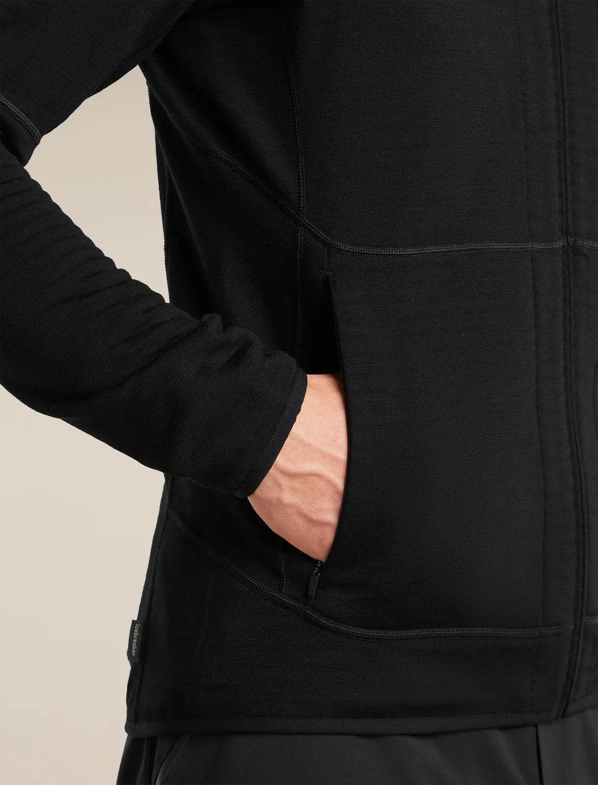 Icebreaker Mens Merino 200 Realfleece Descender LS Zip
