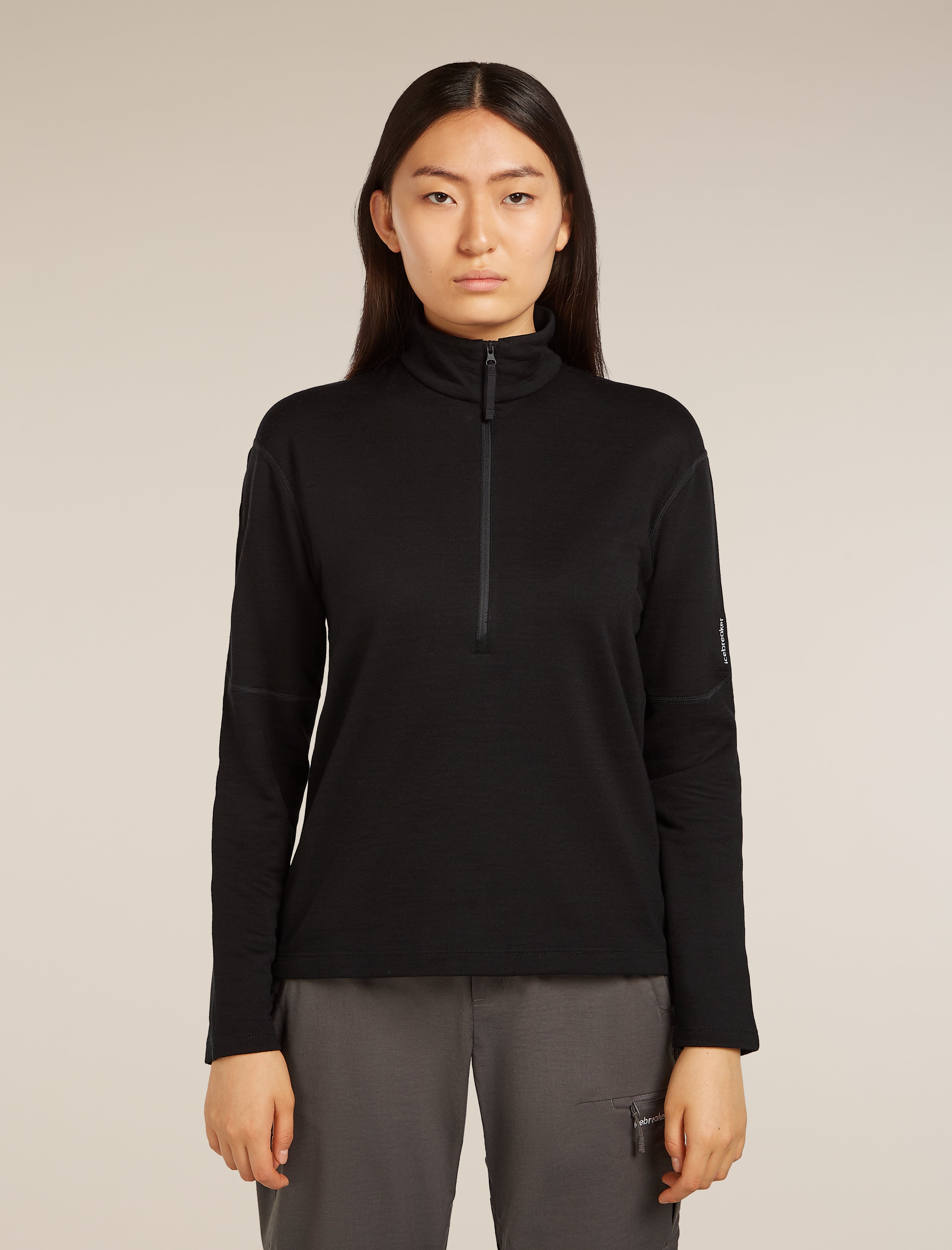 Icebreaker Womens 360 RealFleece Elemental Long Sleeve Half Zip