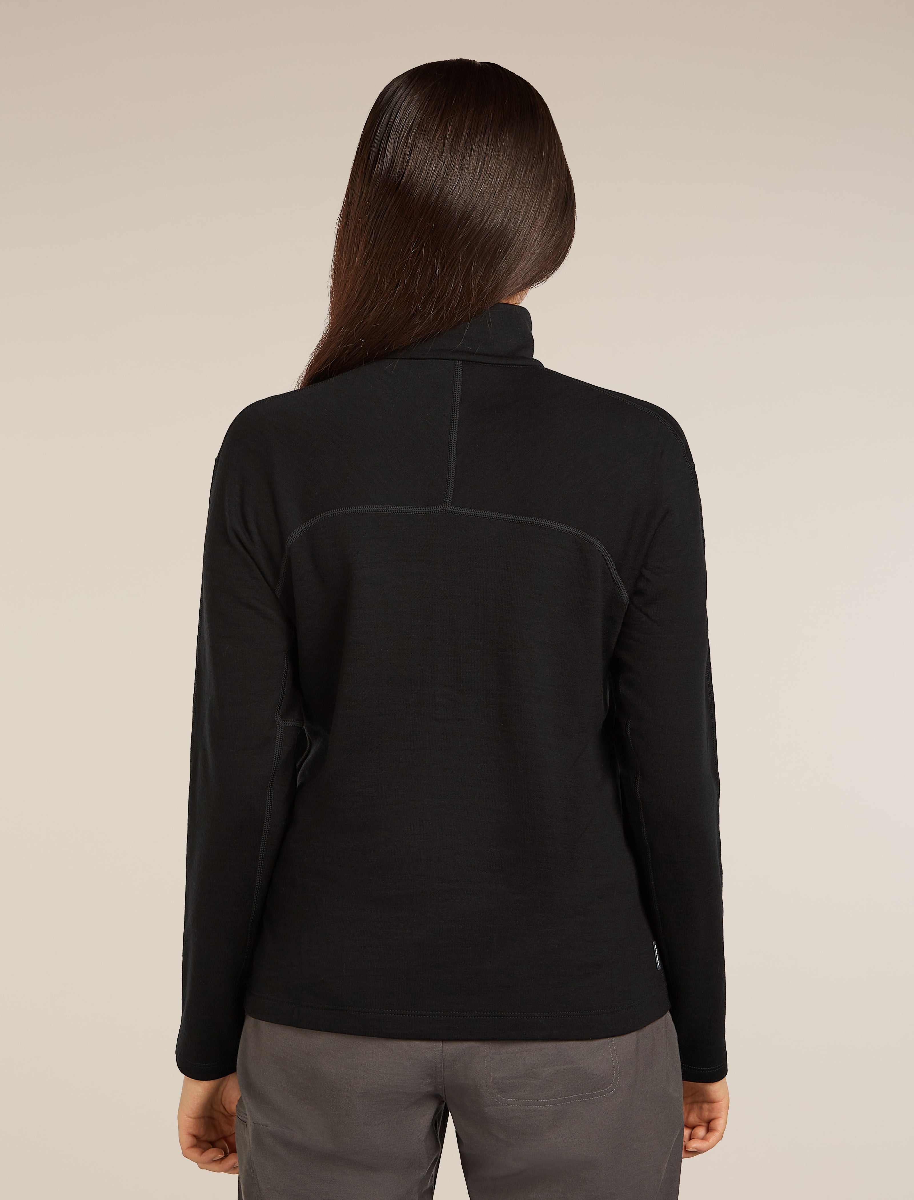 Icebreaker Womens 360 RealFleece Elemental Long Sleeve Half Zip