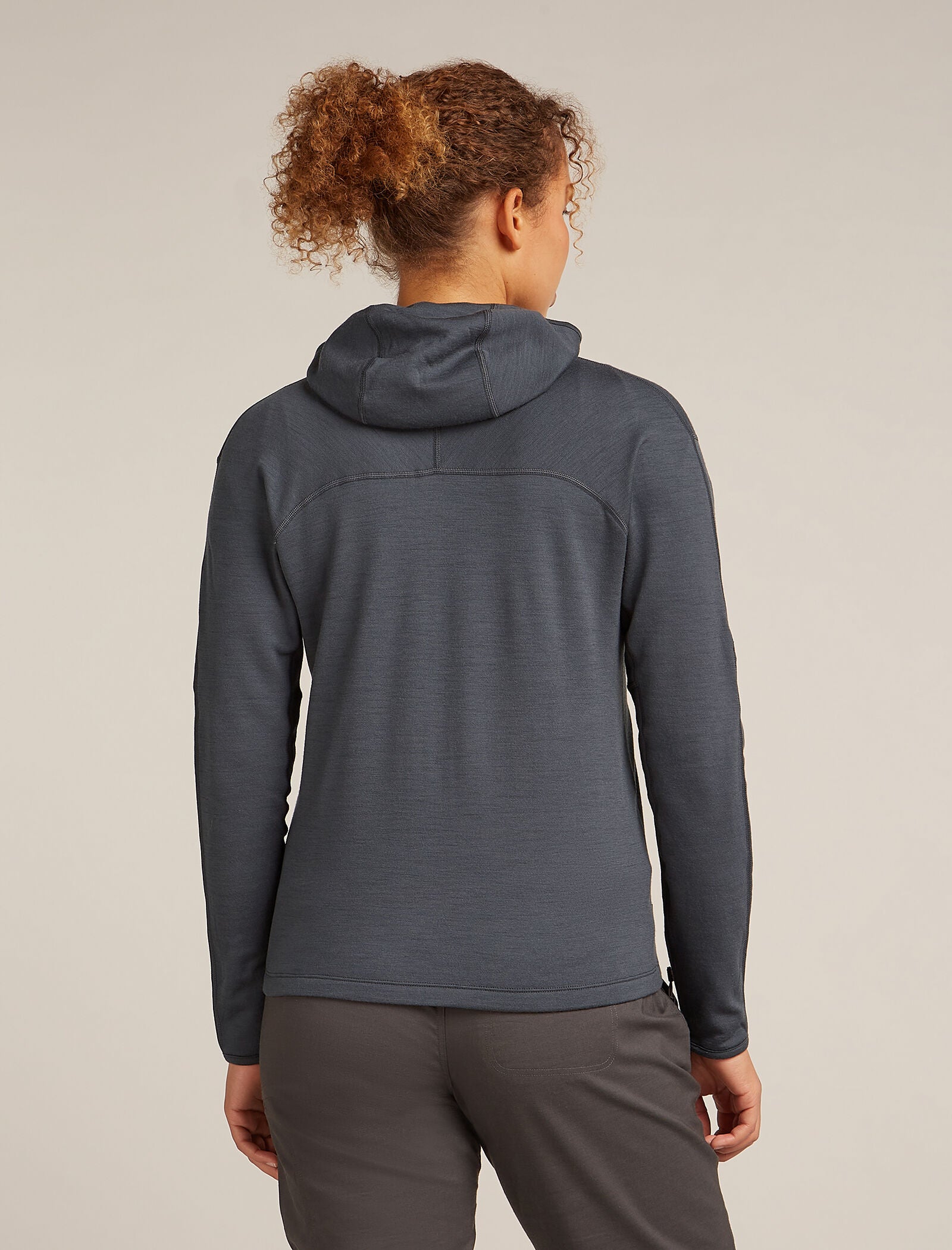 Icebreaker Womens Merino 360 RealFleece Elemental LS Zip Hoodie