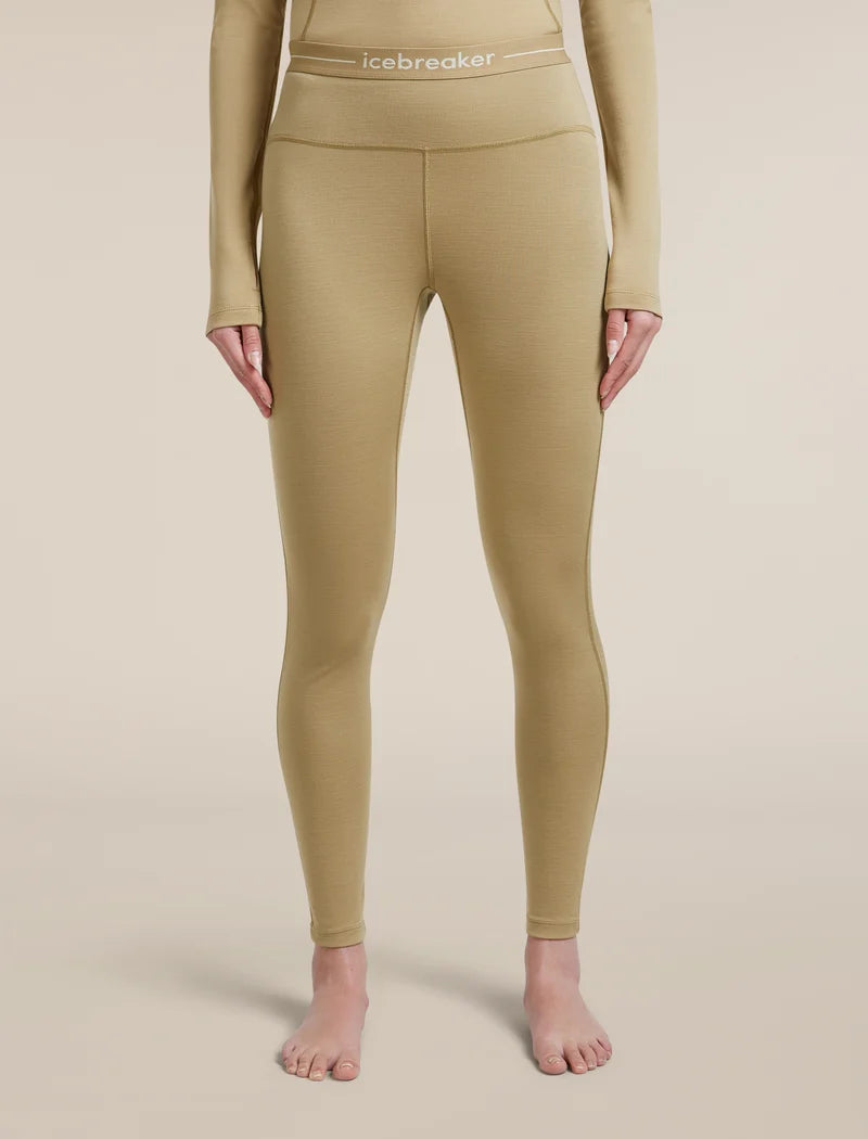 Icebreaker Womens 300 MerinoFine Polar Leggings Cumin