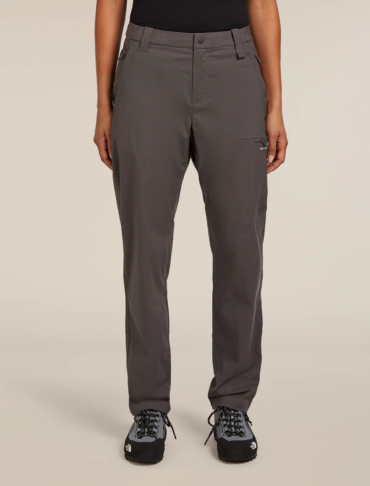 Icebreaker Womens Merino Blend Elevation Stretch Pants Obsidian