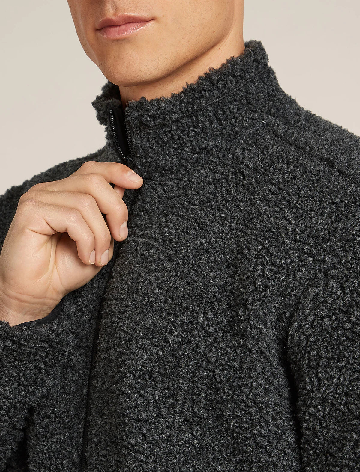 Icebreaker Mens Merino Blend 960 RealFleece High Pile LS Zip