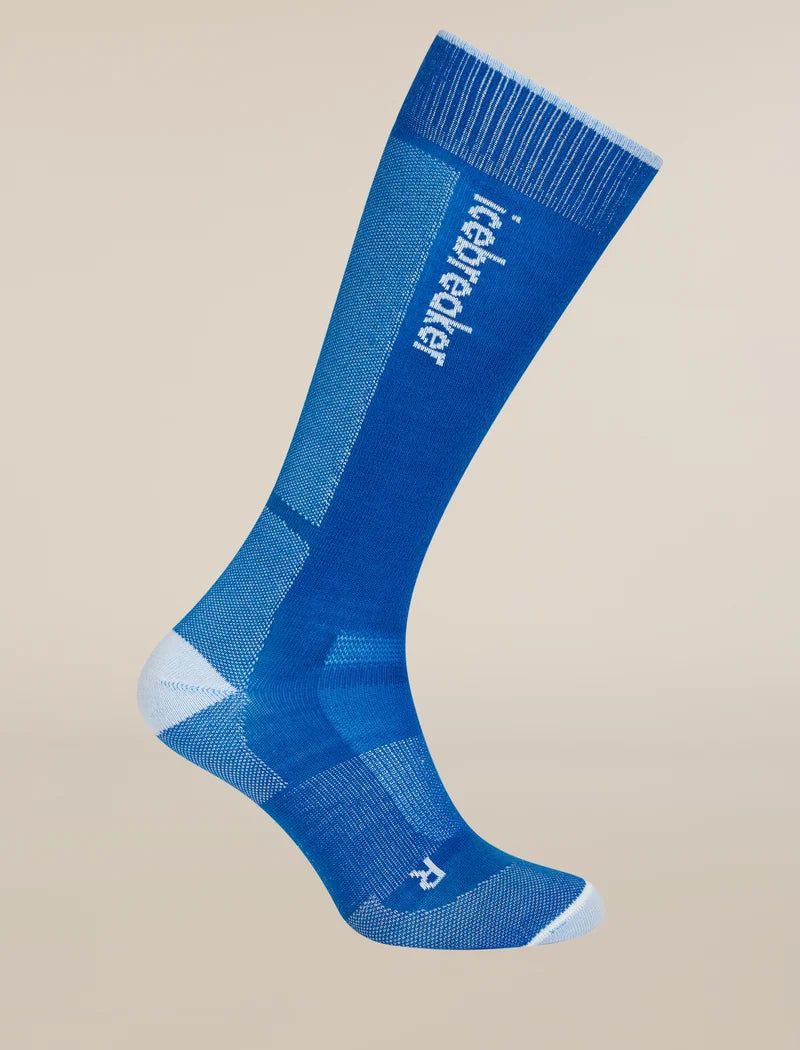Icebreaker Mens Merino Blend Ski+ Ultralight OTC Lazurite Snow