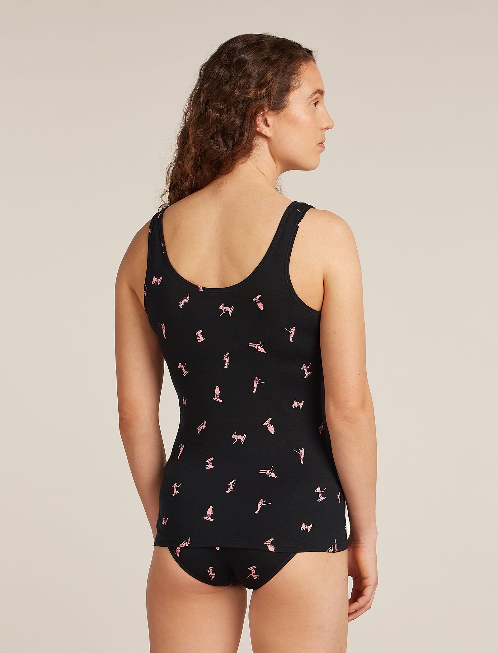 Icebreaker Womens Merino 150 Siren Tank Snow Day