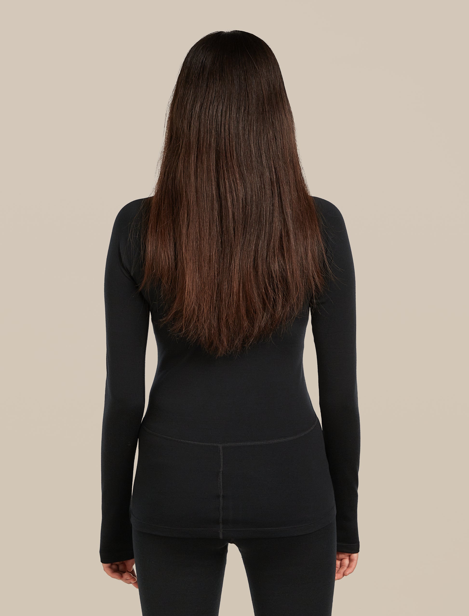 Icebreaker Womens 300 MerinoFine Polar LS Roll Neck