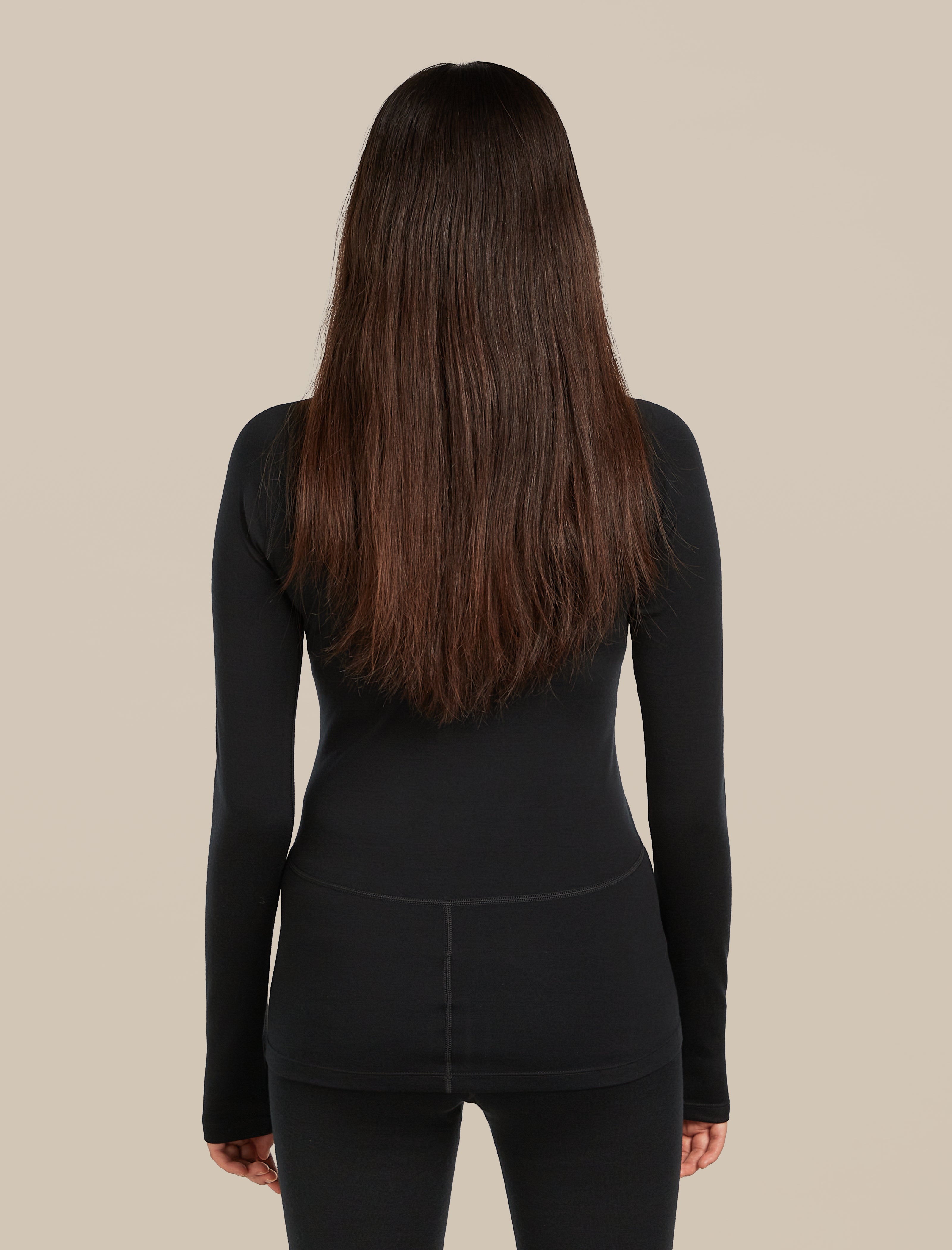 Icebreaker Womens 300 MerinoFine Polar LS Roll Neck