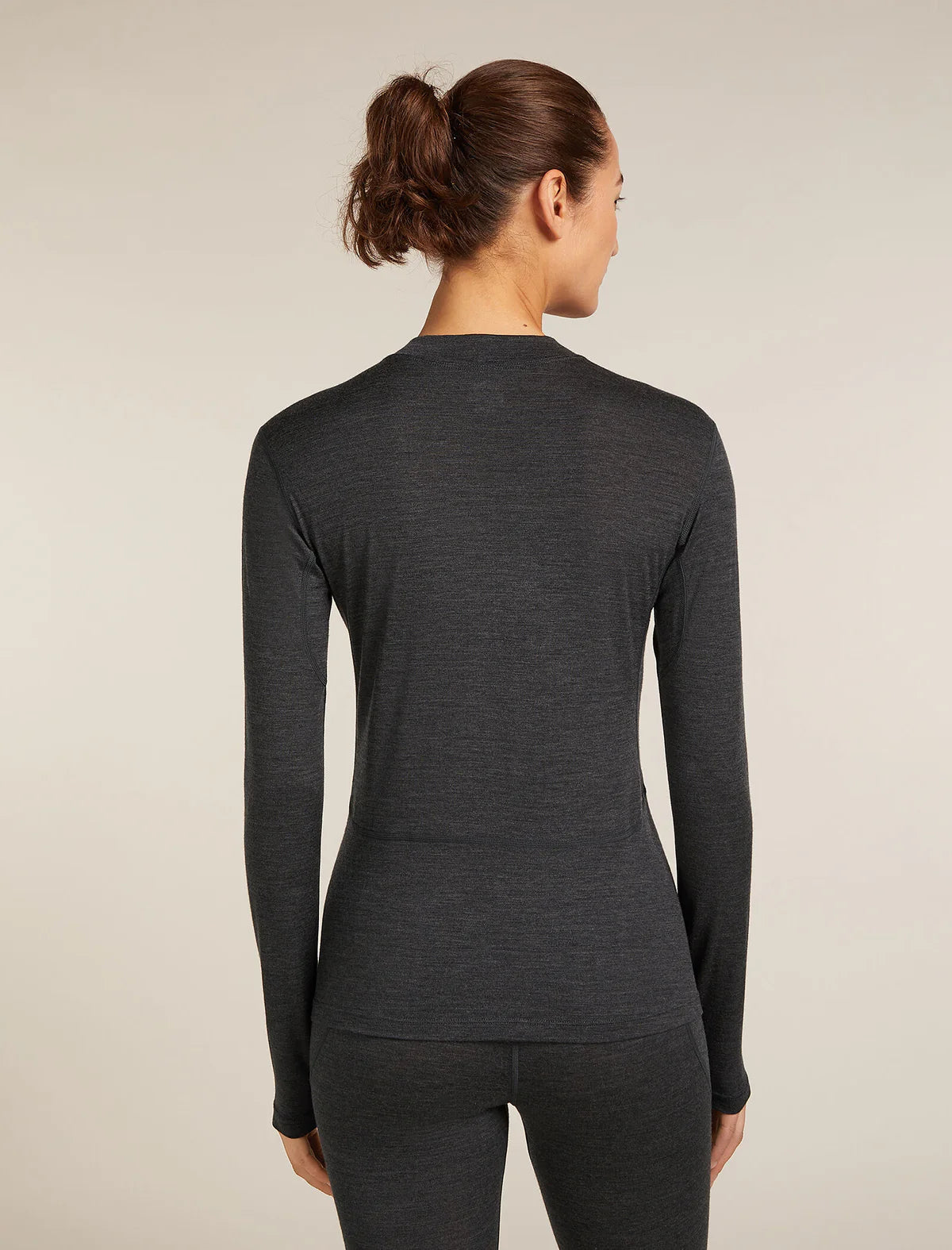 Icebreaker Womens 200 MerinoFine Ace LS Mock Neck