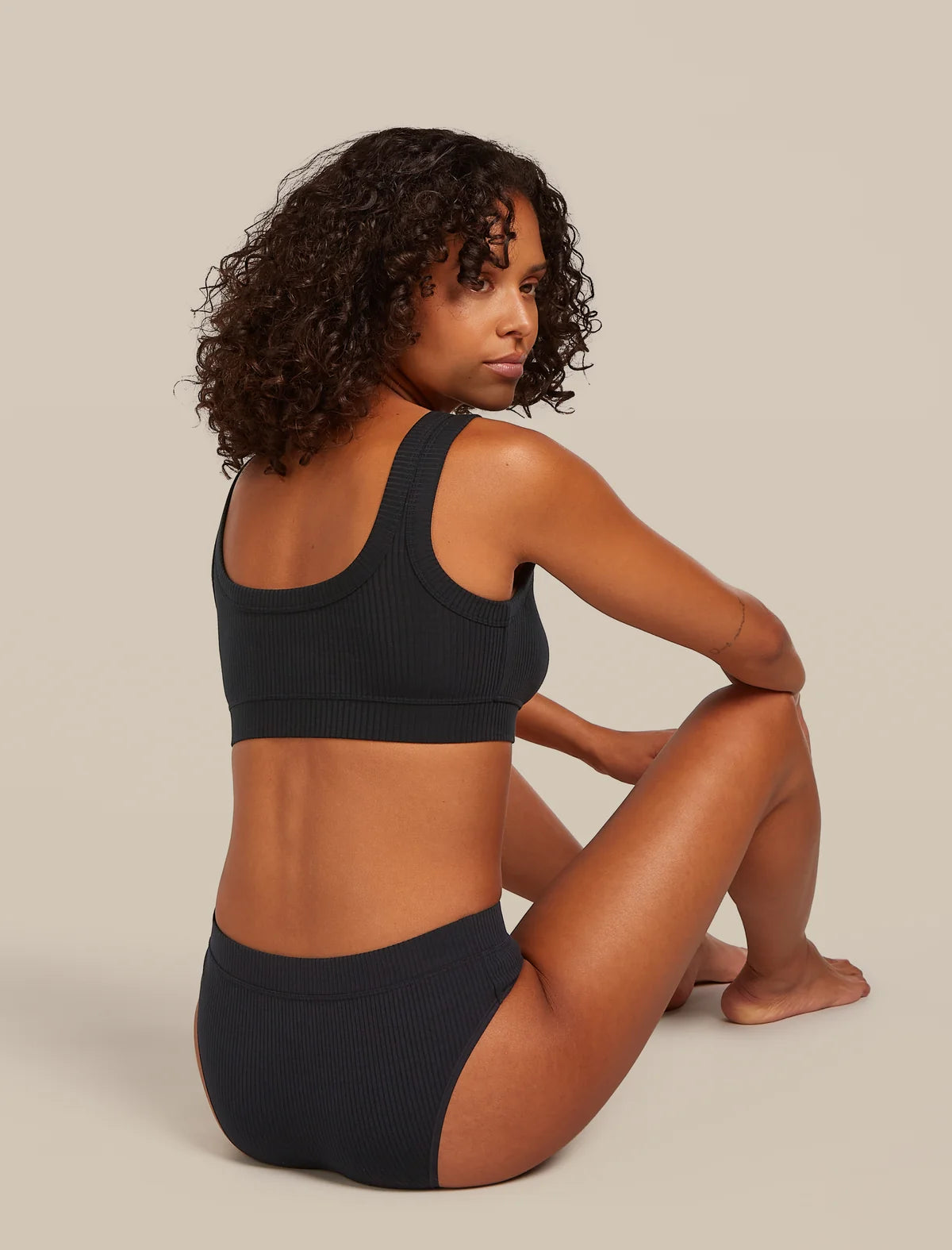 Icebreaker Womens Merino Blend Rib Lotus Bra