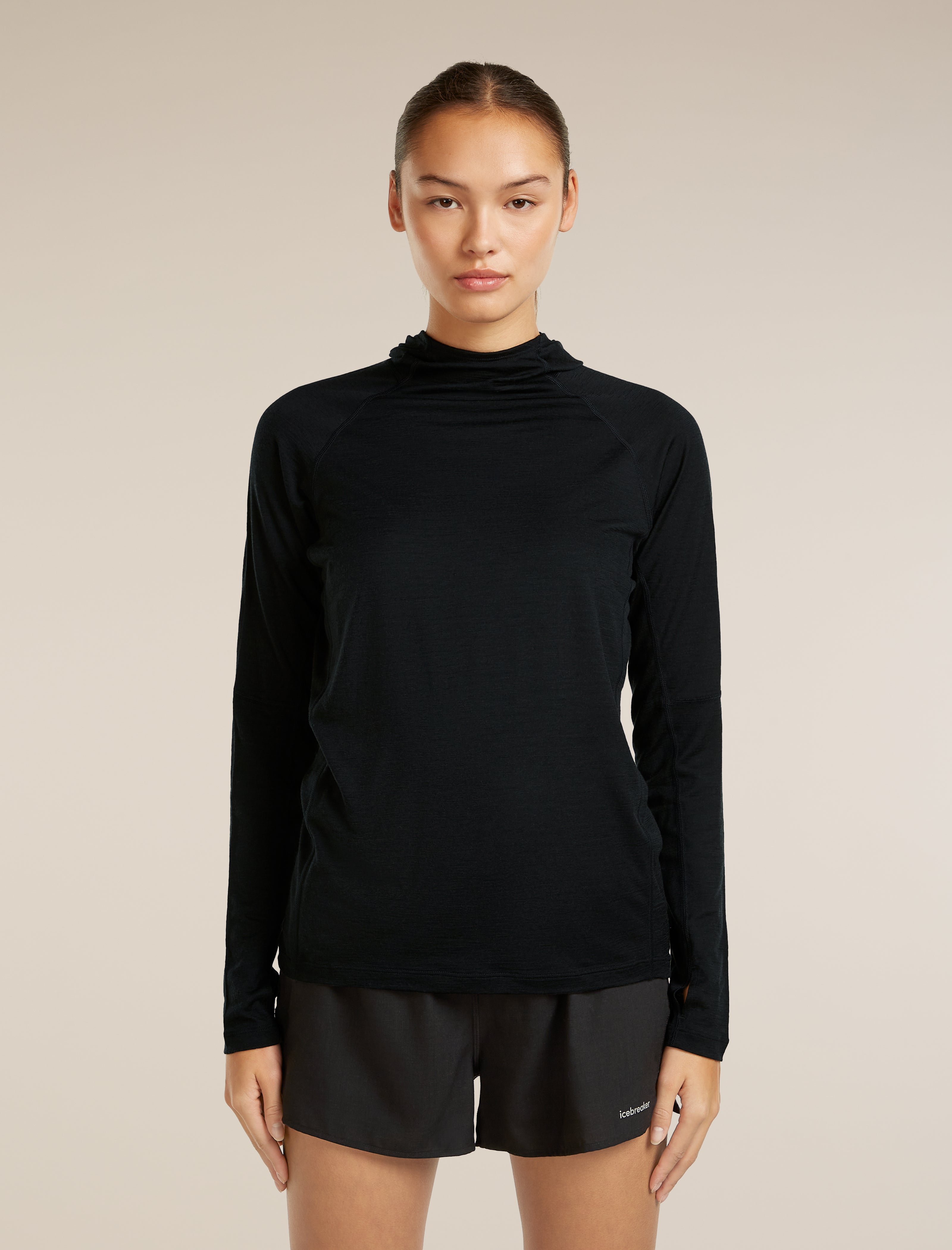 Icebreaker Womens 150 MerinoFine Ace LS Hoodie UPF
