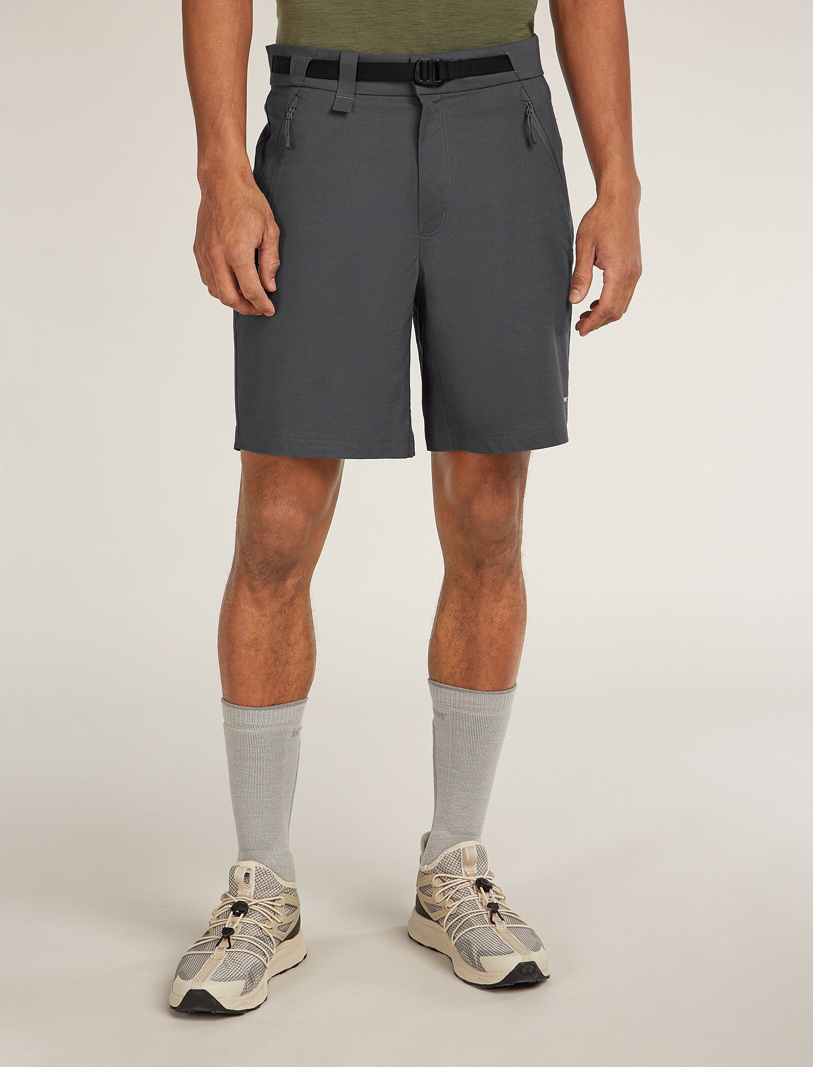 Icebreaker Mens Merino Blend Elevation Stretch 9" Shorts