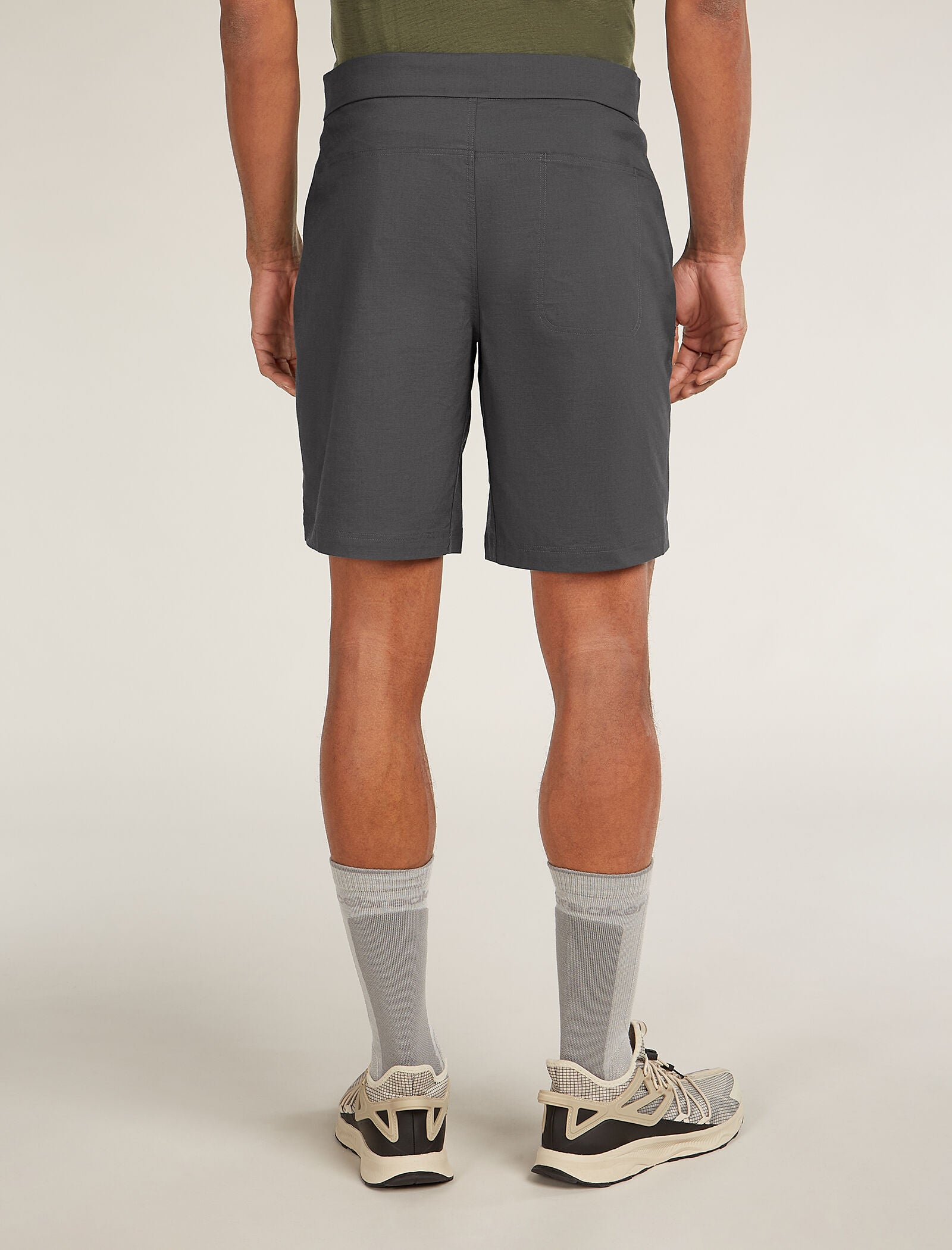 Icebreaker Mens Merino Blend Elevation Stretch 9" Shorts