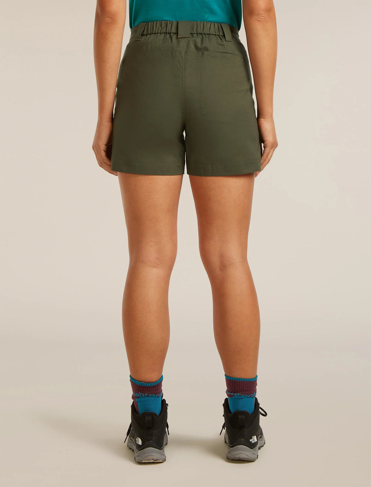 Icebreaker Womens Merino Blend Elevation Stretch 5" Shorts
