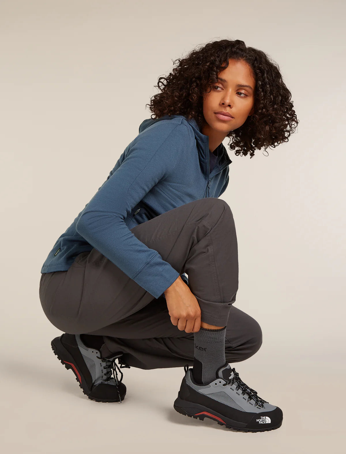 Icebreaker Womens Merino Hike+ Light Crew