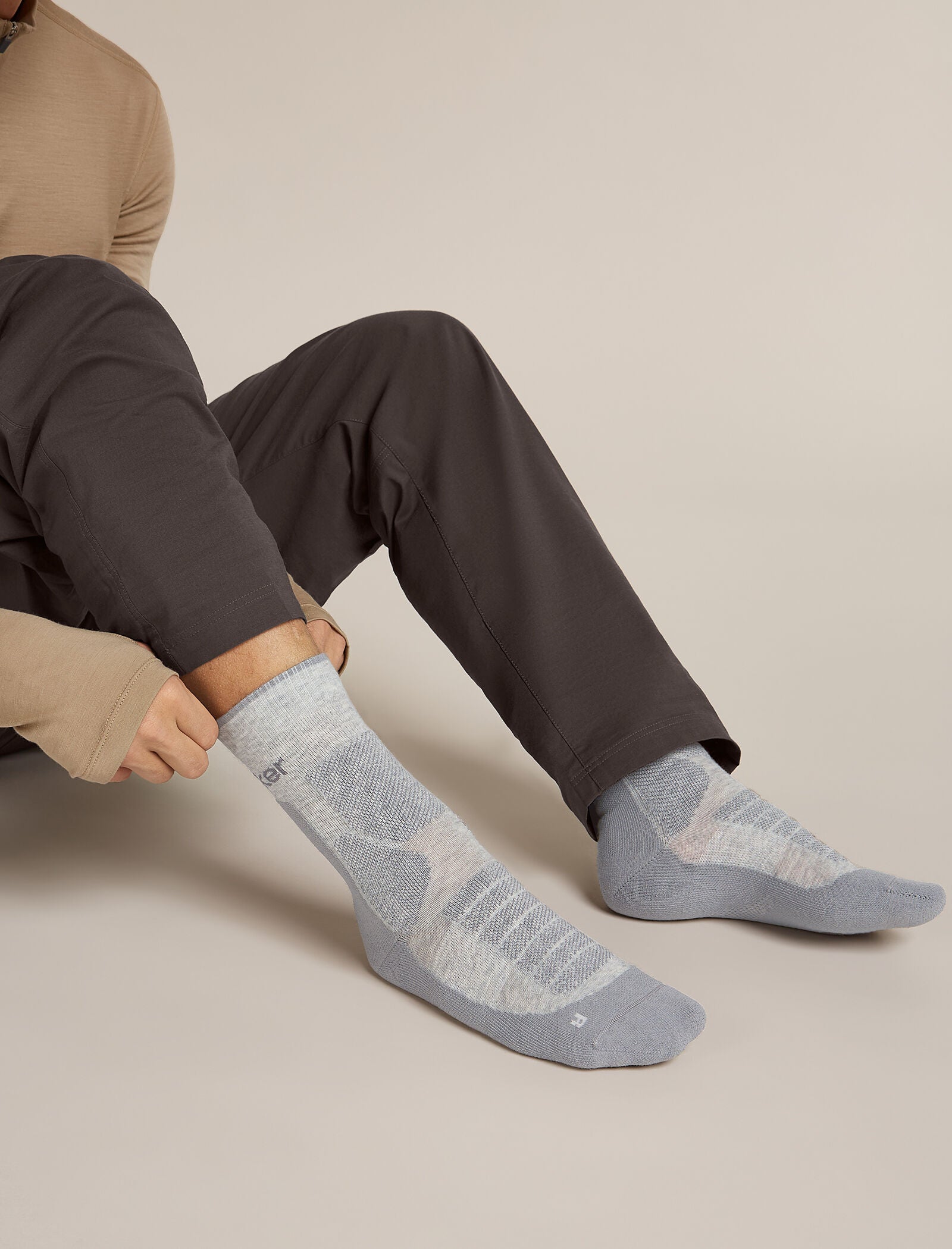 Icebreaker Mens Merino Hike+ Heavy Crew